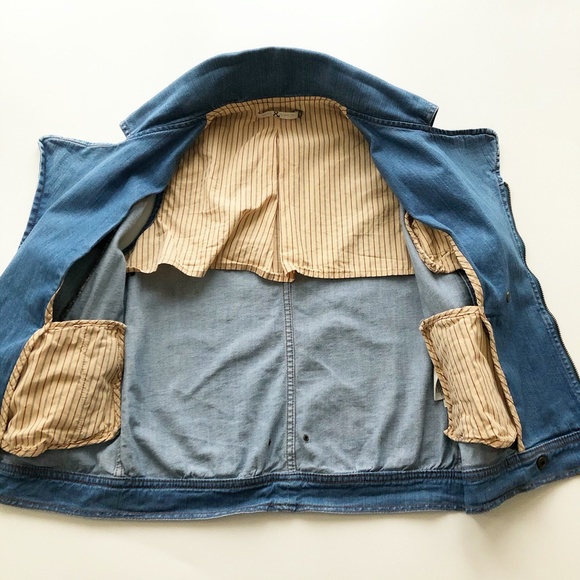 Mike & Chris Motorcycle Biker Denim Vest - Picture 9 of 11